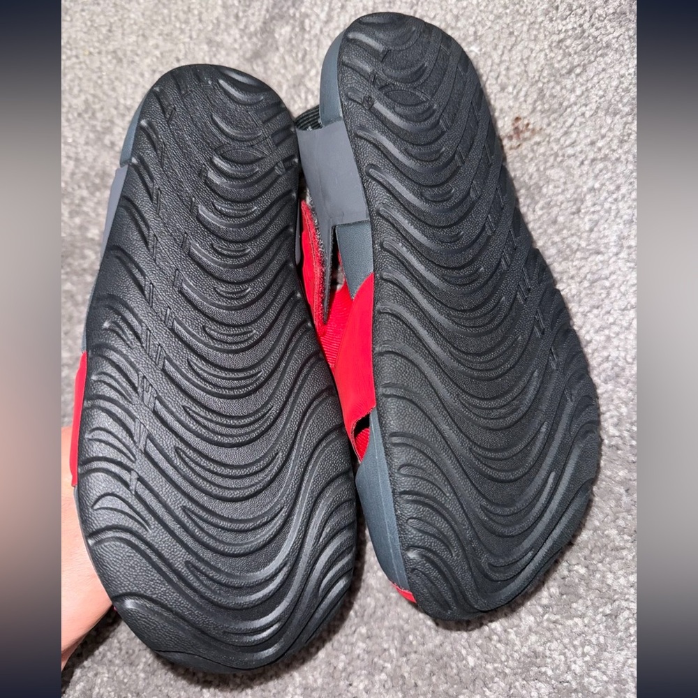 Red and Gray Sandals - Picture 2 of 2